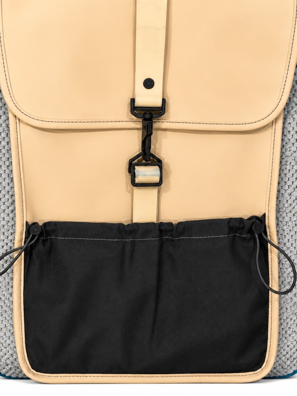 RAINS Mix Backpack Sand Beige Waterproof Rolltop Backpack NWT SS25 Unisex